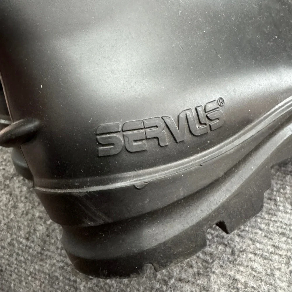 Servus Black Rubber Rain Boots Mens 8 Waterproof Knee High Work Boots USA Made